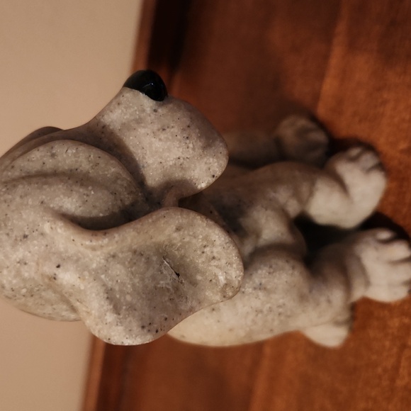 Second Nature Quarry Critters Gray Stone Dog Figurine - Picture 4 of 6